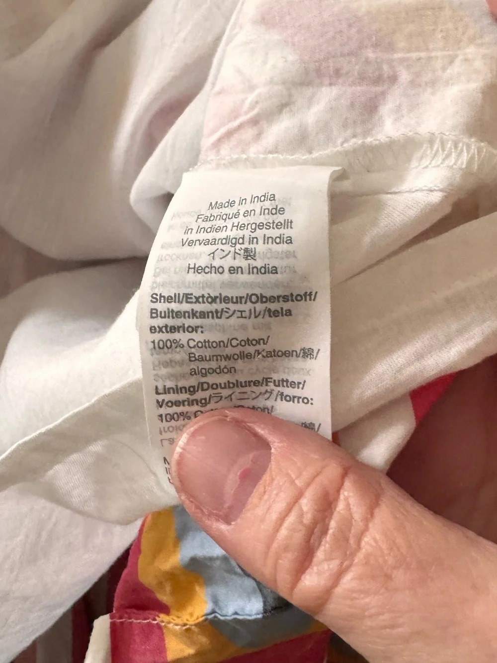 JCrew medium candy stripe tiered dress like new